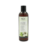 Rica Cotton Milk Pre Wax Gel Cleansing Waxing Hair Cleaning with Naural Extracts for Hydration & Softening Skin - 250ml